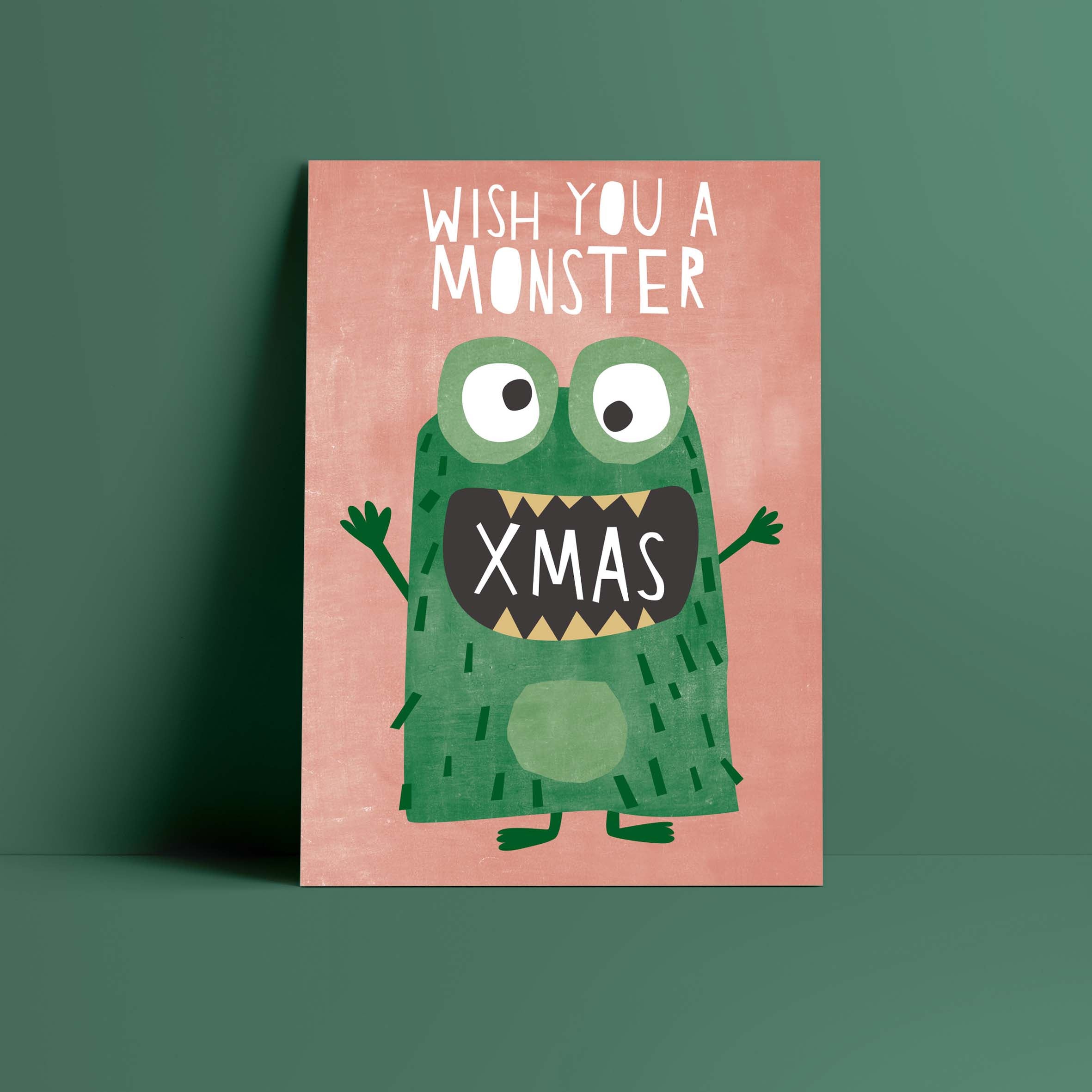 Postkarte // Monster Xmas