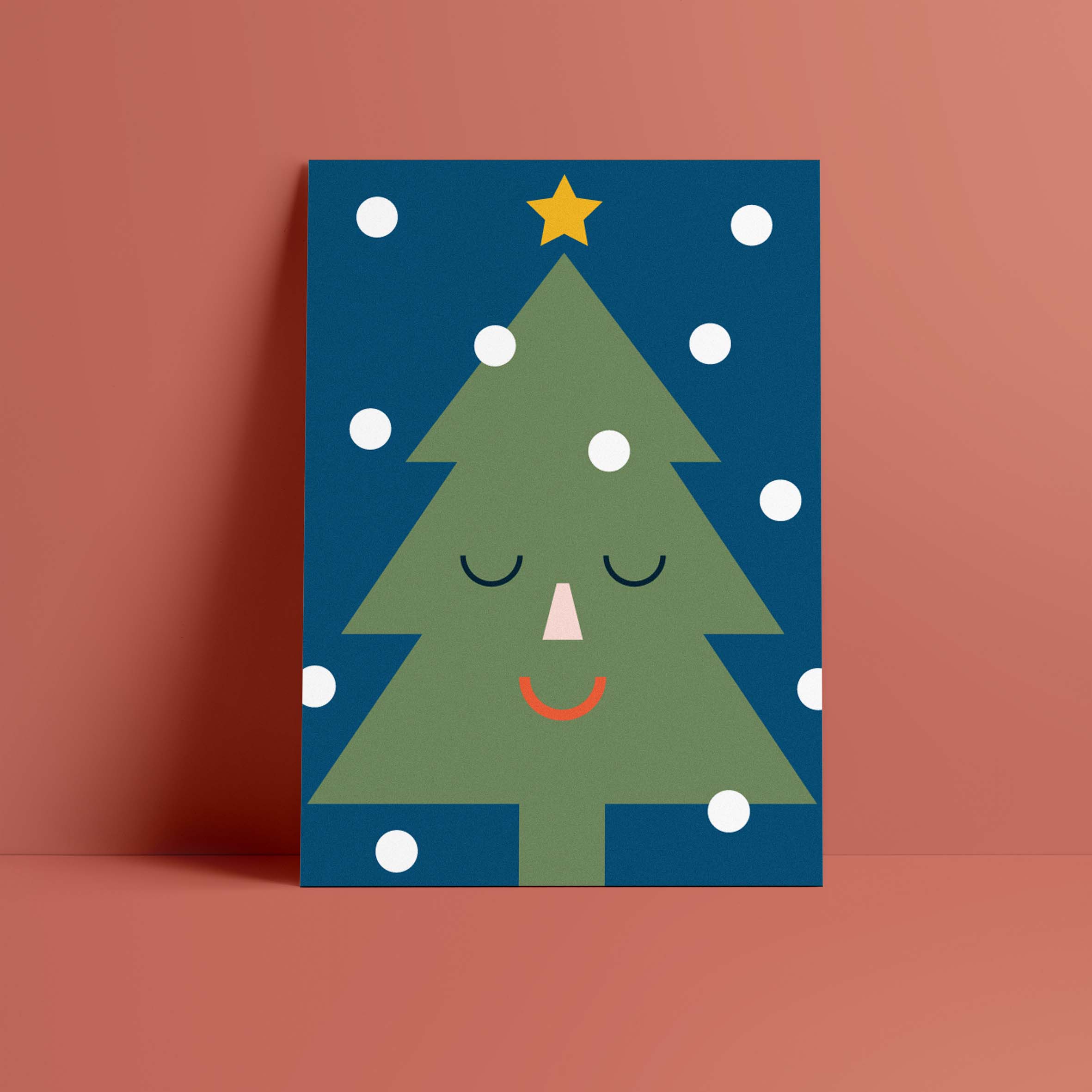 Postkarte // Weihnachtsbaum