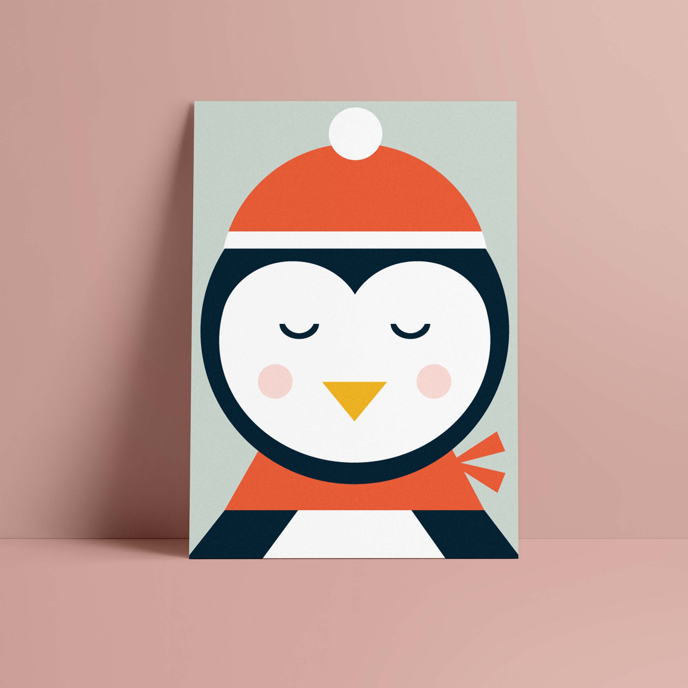 Postkarte // Pinguin