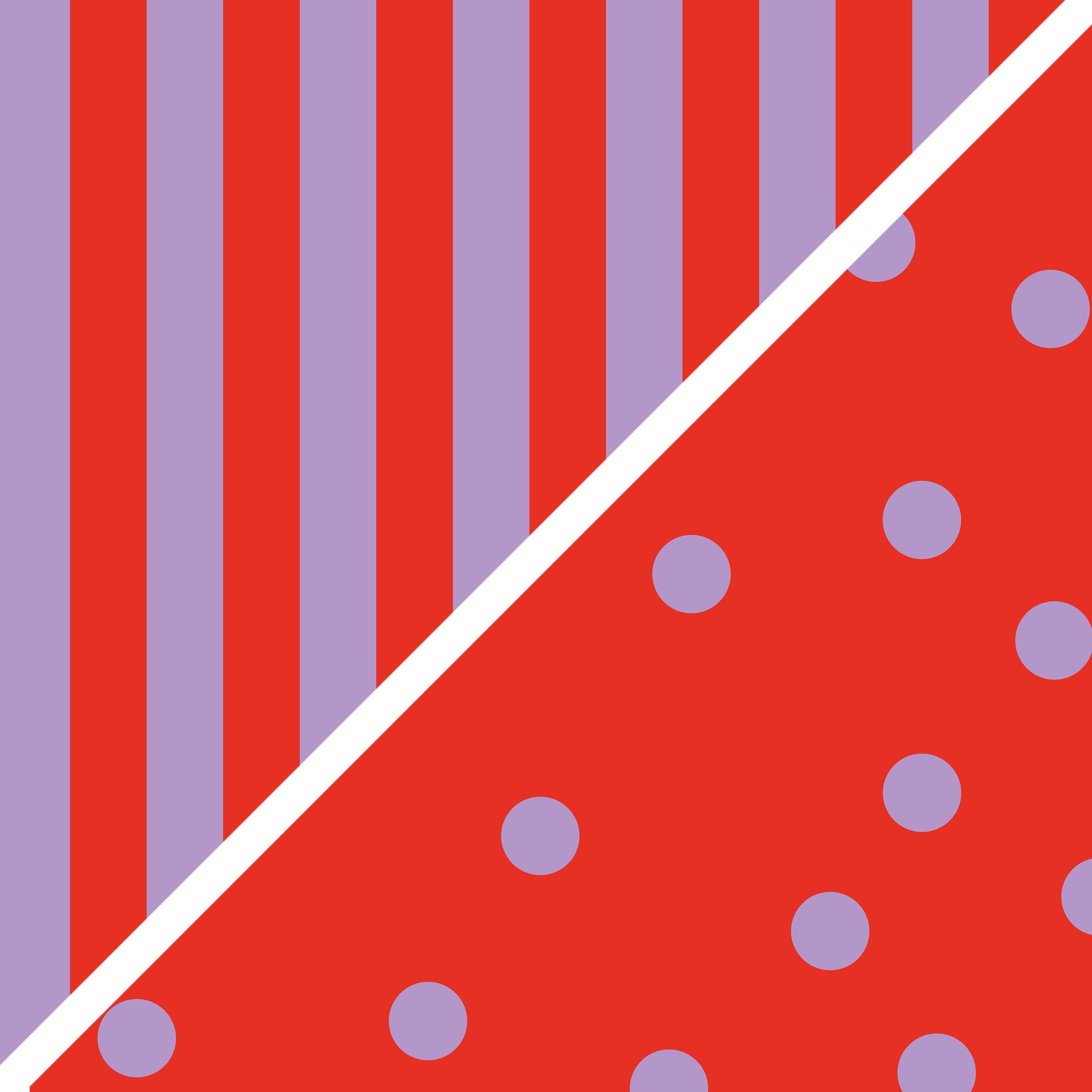 Geschenkpapier "mini" // rot-lila // beidseitig bedruckt