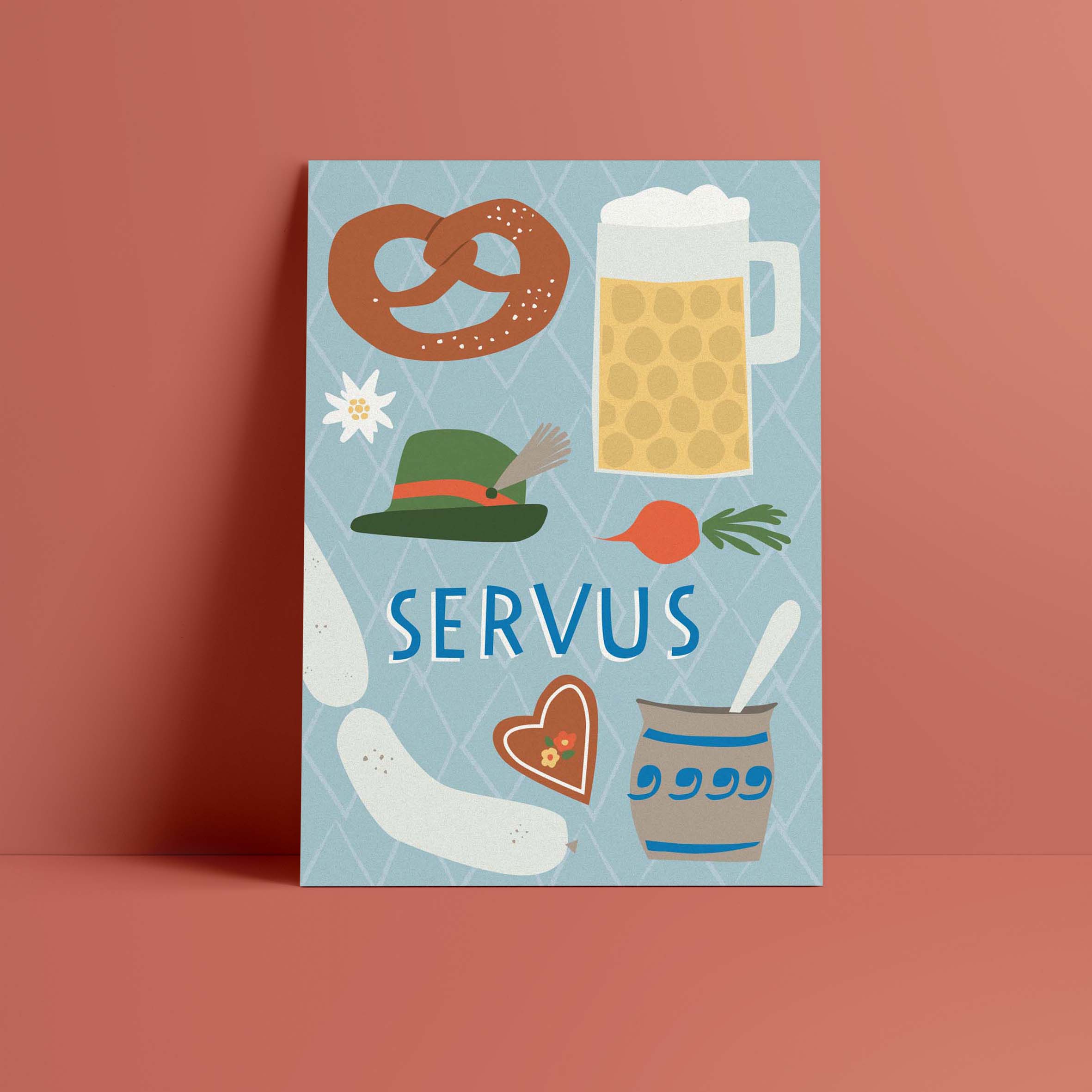 Postkarte // Servus