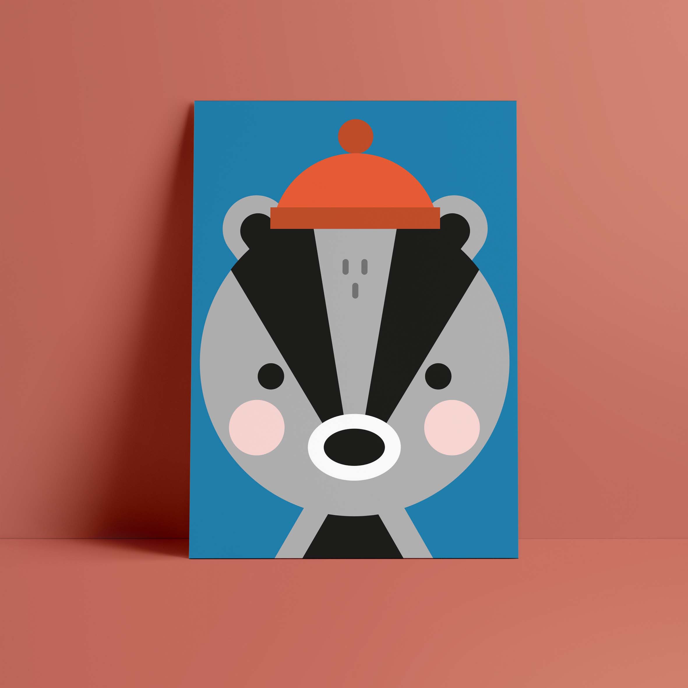 Postkarte // Dachs
