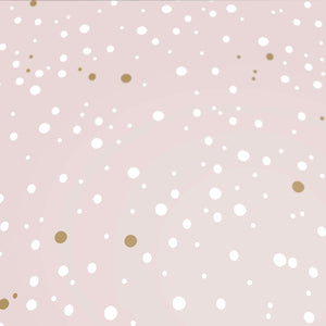 Geschenkpapier // Schneegestöber rosa