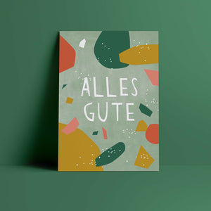 Postkarte // Alles Gute