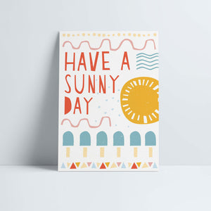 Postkarte // »Have a Sunny Day«