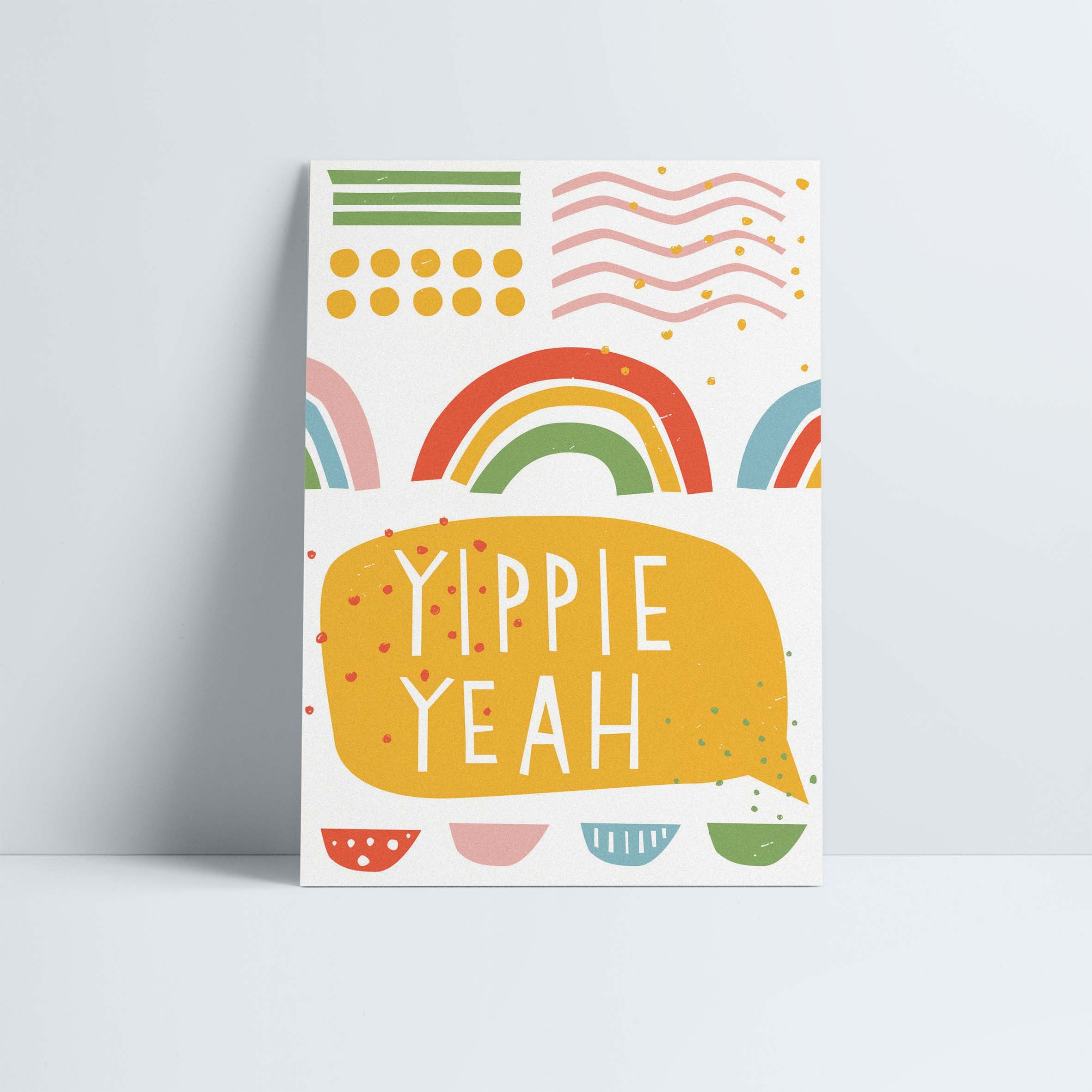 Postkarte // »Yippie Yeah«