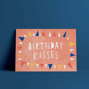 Postkarte // Birthday Kisses