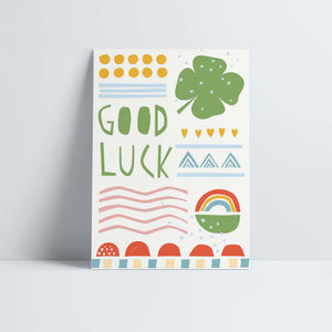 Postkarte // »Good Luck«