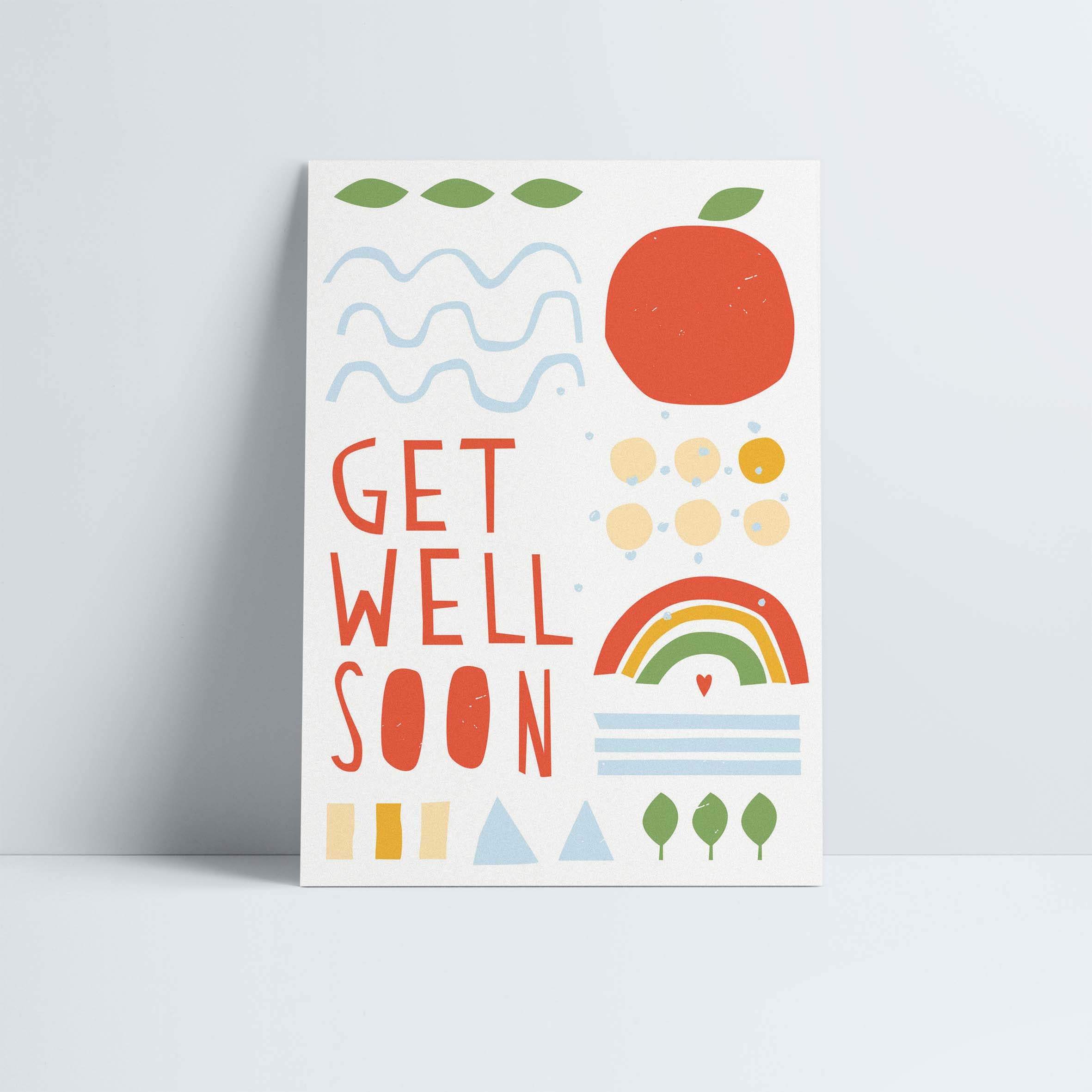 Postkarte // »Get well soon«