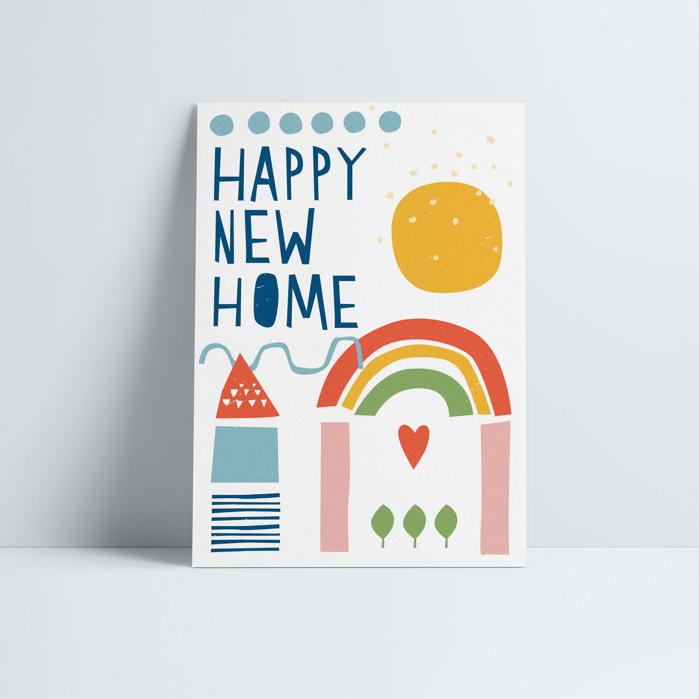 Postkarte // »Happy New Home«
