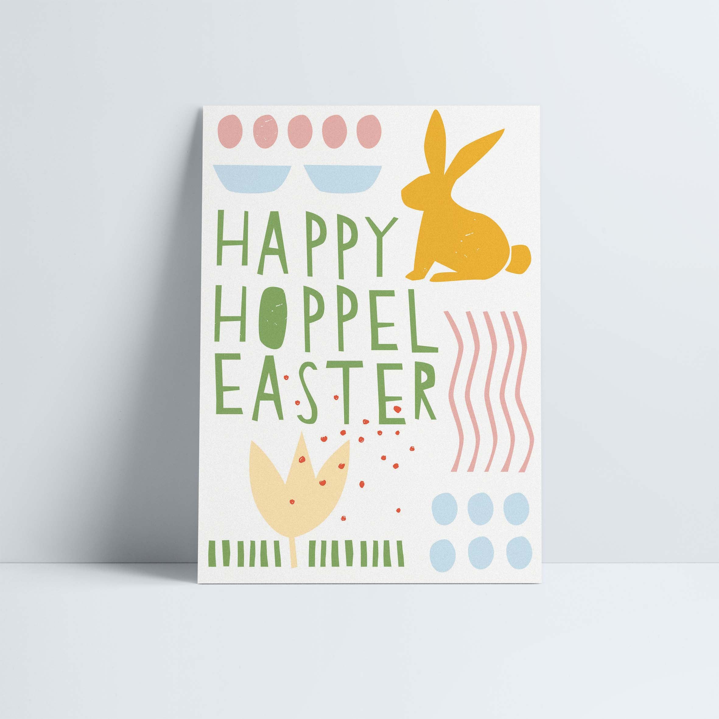 Postkarte // »Happy Hoppel Easter«